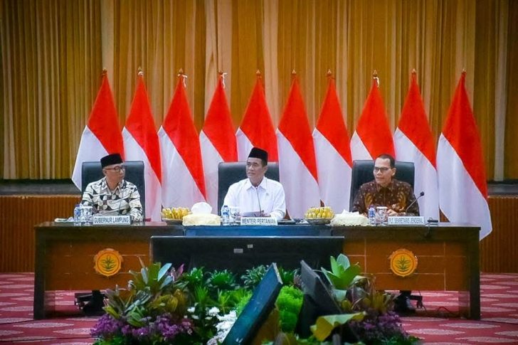 Mentan dan gubernur lampung