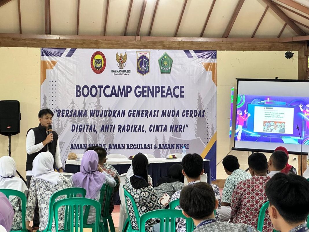 kegiatan Bootcamp Genpeace yang diikuti oleh 50 siswa Madrasah Aliyah Negeri (MAN) se-Kota Jakarta Selatan pada Rabu-Kamis, 15-16 Oktober 2025