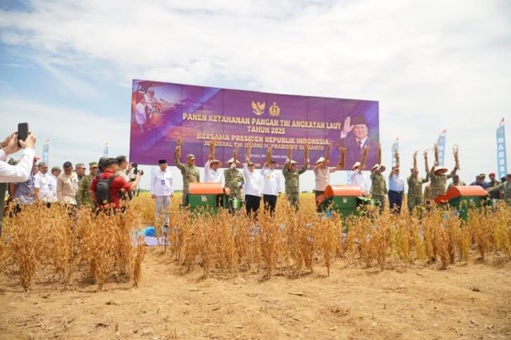 Menhan, mentan, panglima TNI dan gubernur lampung