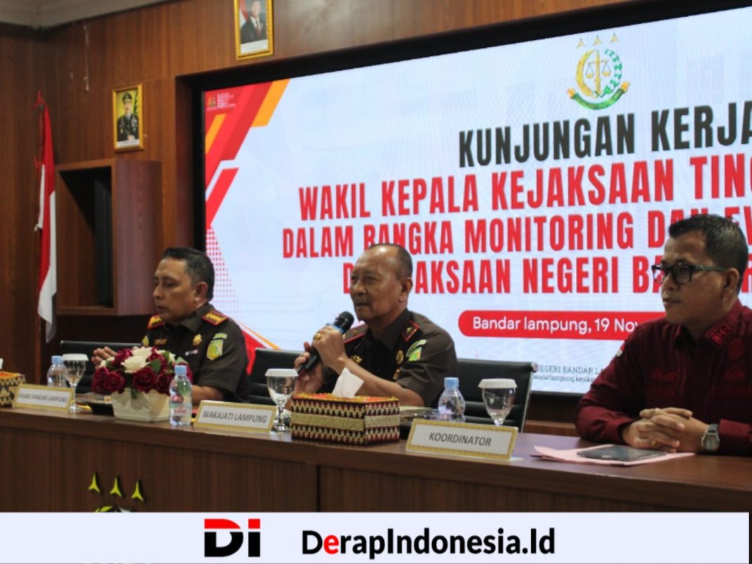 Kungker ke Kejari Bandar Lampung, Wakajati Lampung Tekankan Pentingnya Profesionalitas