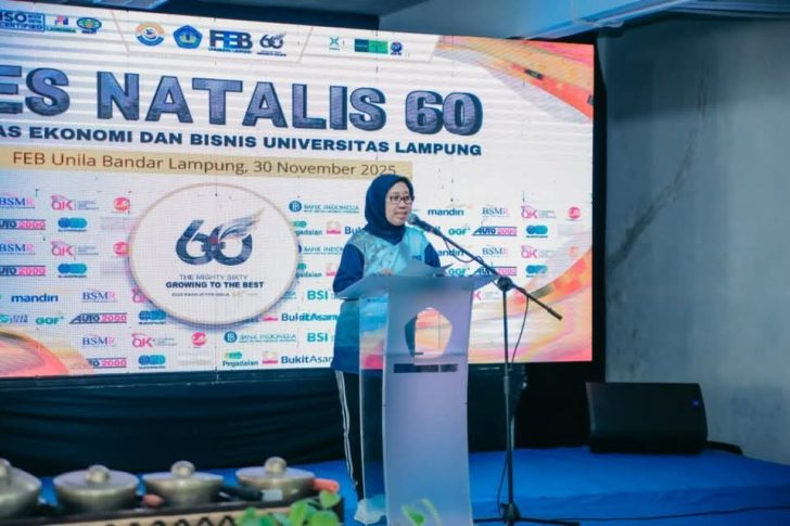 Dies Natalis 60 Tahun, FEB Unila Dorong Peran Alumni Majukan Pendidikan dan Ekonomi Provinsi Lampung