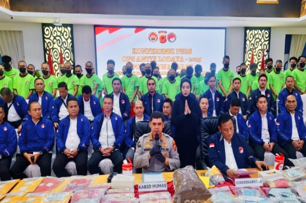 Selama Operasi Antik Lodaya 2025, Polda Jabar Tangkap 372 Tersangka Narkoba Jaringan Lokal-Internasional
