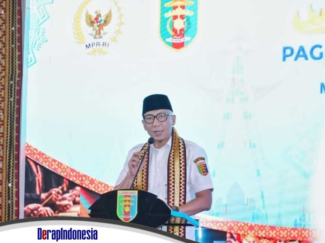 Sosialisasi Empat Pilar MPR RI, Gubernur Mirza Dorong Generasi Muda Lestarikan Budaya Lampung