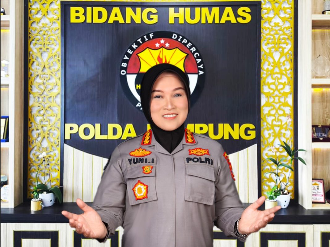 Kabid Humas Polda Lampung Kombes Pol Yuni Iswandari Yuyun