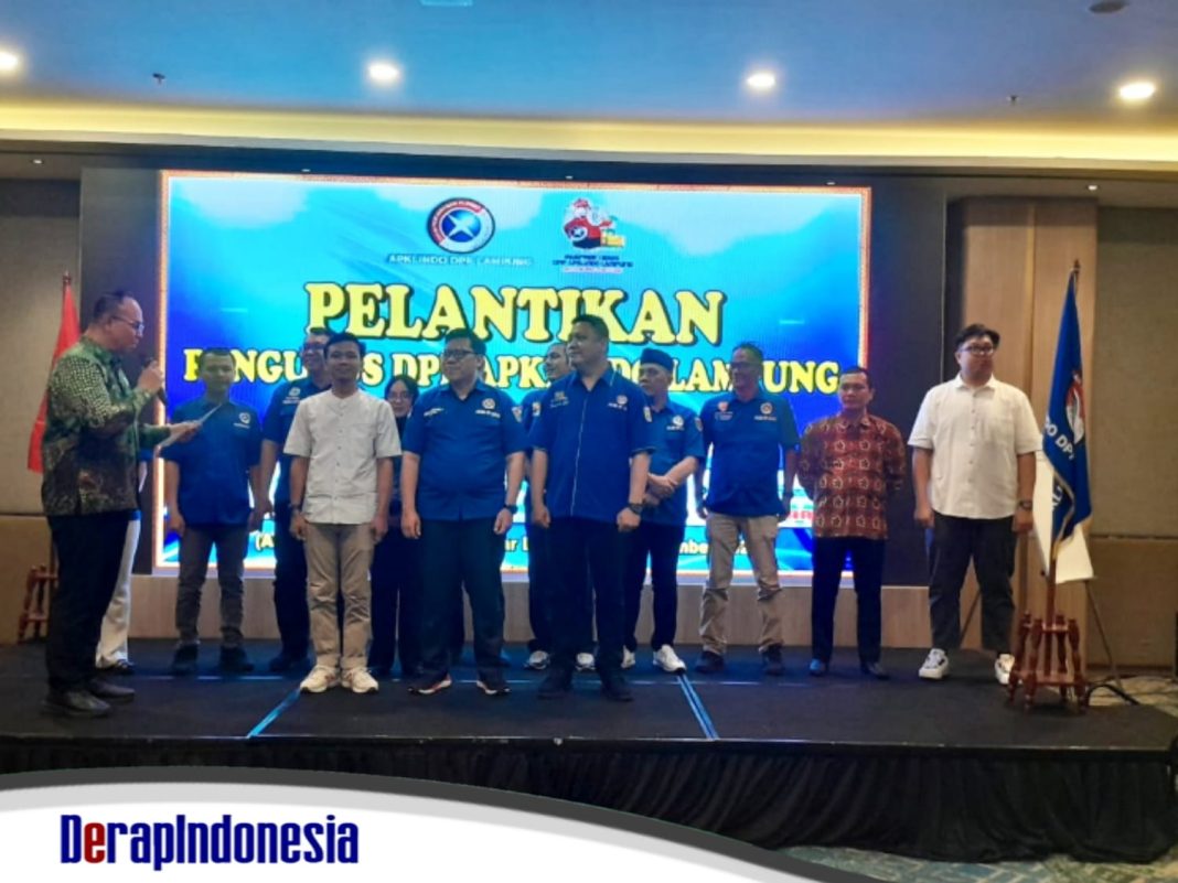 Pengurus DPP APKLINDO Lampung Periode 2025-2030 Resmi Dilantik