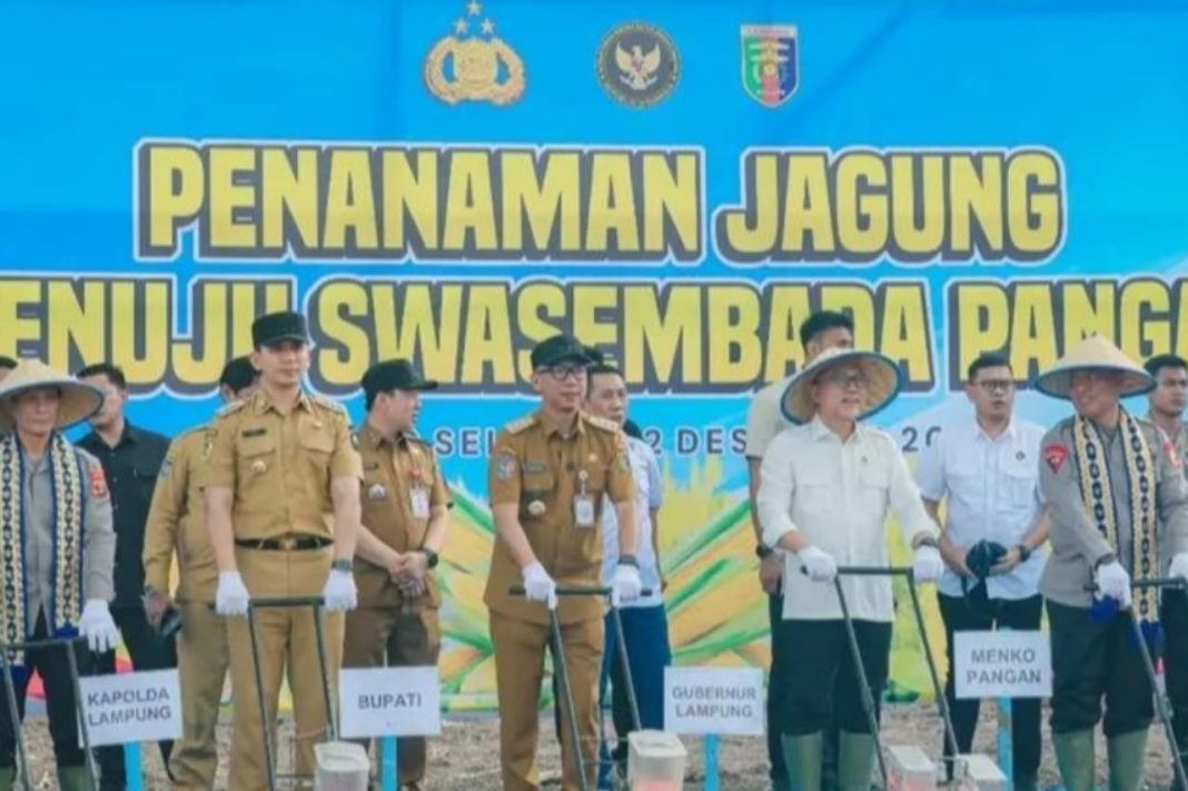 Pemprov Lampung  Menegaskan Dukungannya Pada Program Ketahanan Pangan Nasional