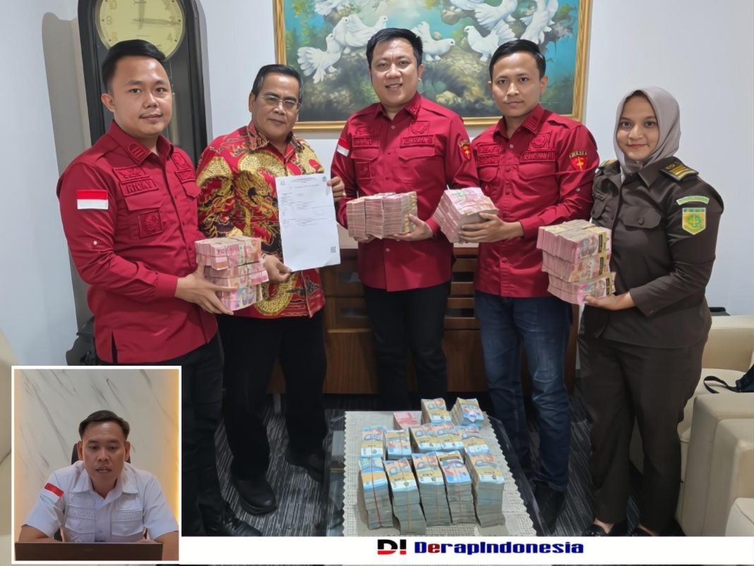 Lagi, Kejari Bandar Lampung Setor Uang Pengganti Perkara Tipikor Terpidana Hengki Widodo alias Engsit