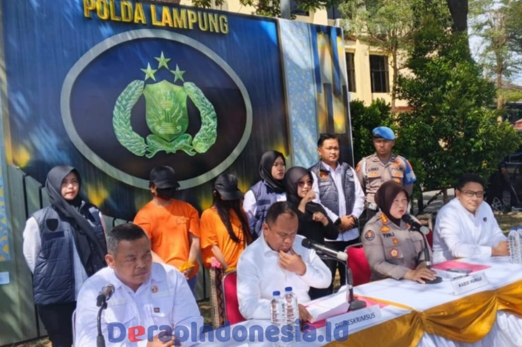 Promosikan Judi Online di Medsos, Dua Pelaku Diringkus Polda Lampung, Satu Berstatus Pelajar