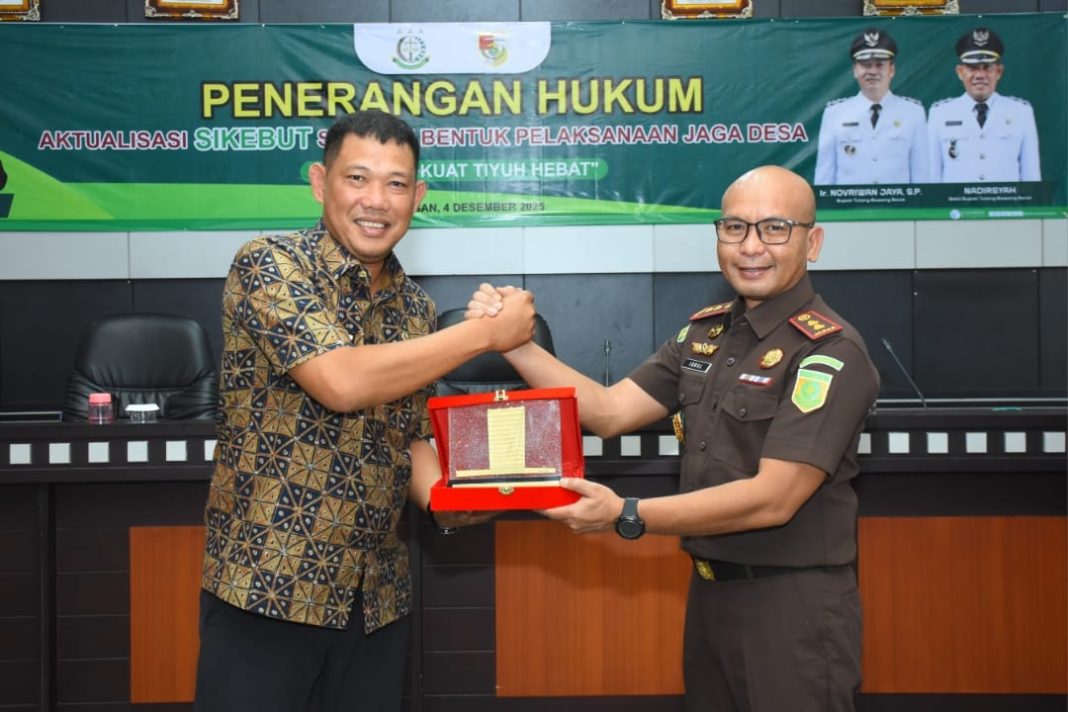Program Jaga Desa, Kejari Tubaba Gelar Penerangan Hukum “Aktualisasi Sikebut