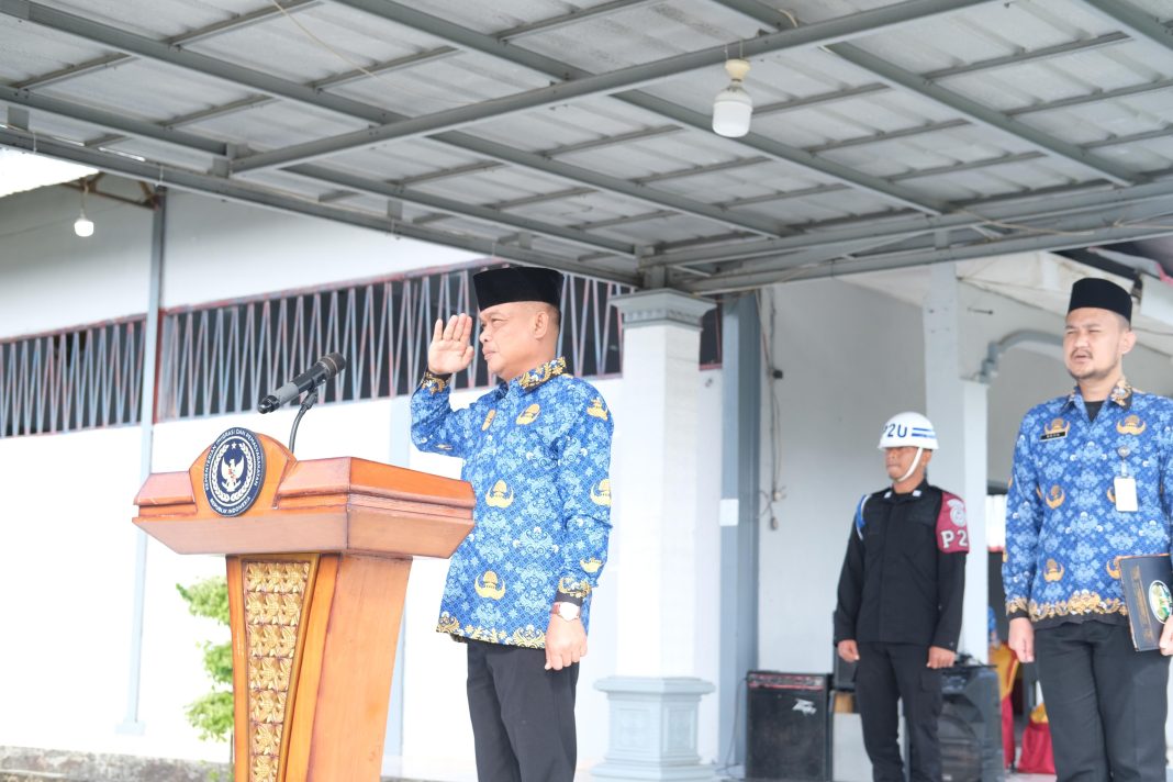 Peringati HUT KORPRI ke-54, Lapas Narkotika Bandar Lampung Perkuat Semangat Bersatu Menuju Indonesia Maju