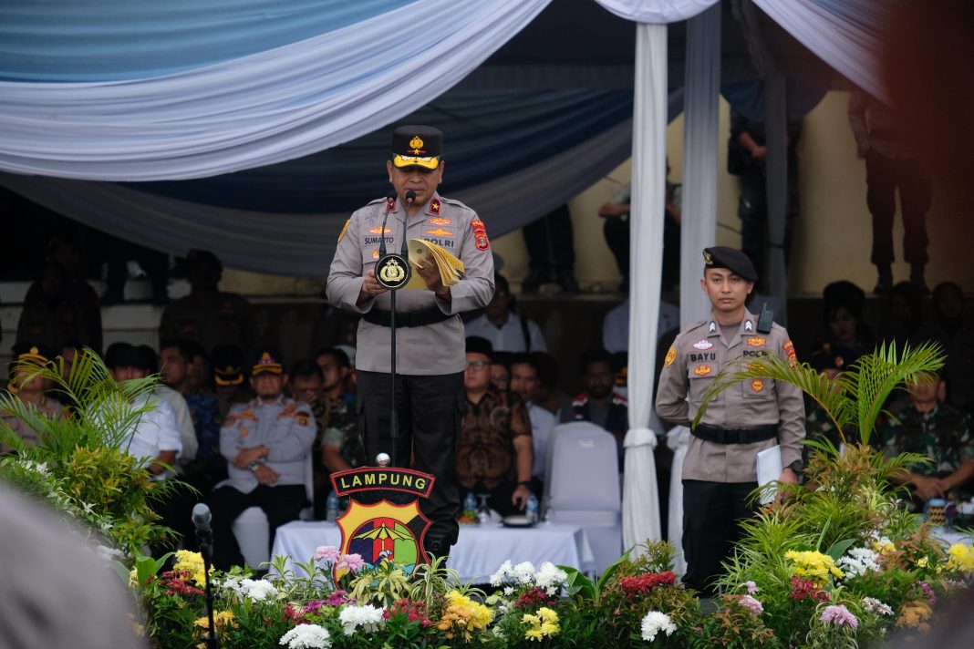 4.021 Personel Dikerahkan Amankan Nataru 2025/2026 di Lampung