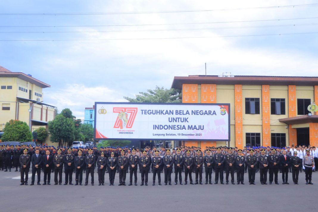 Polda Lampung Gelar Upacara Peringatan Hari Bela Negara ke-77 Tahun 2025