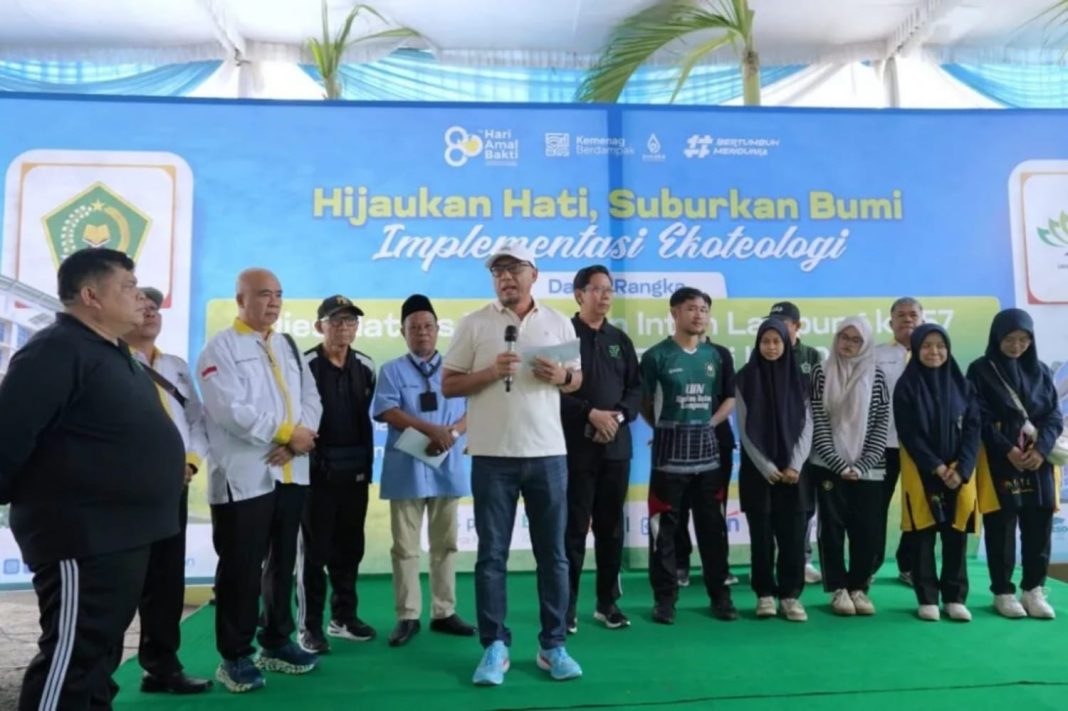 Meriahkan Dies Natalis ke 57 dan HAB ke 80, UIN RIL Gelar Jalan Sehat, Peserta Dilepas Gubernur Lampung RMD