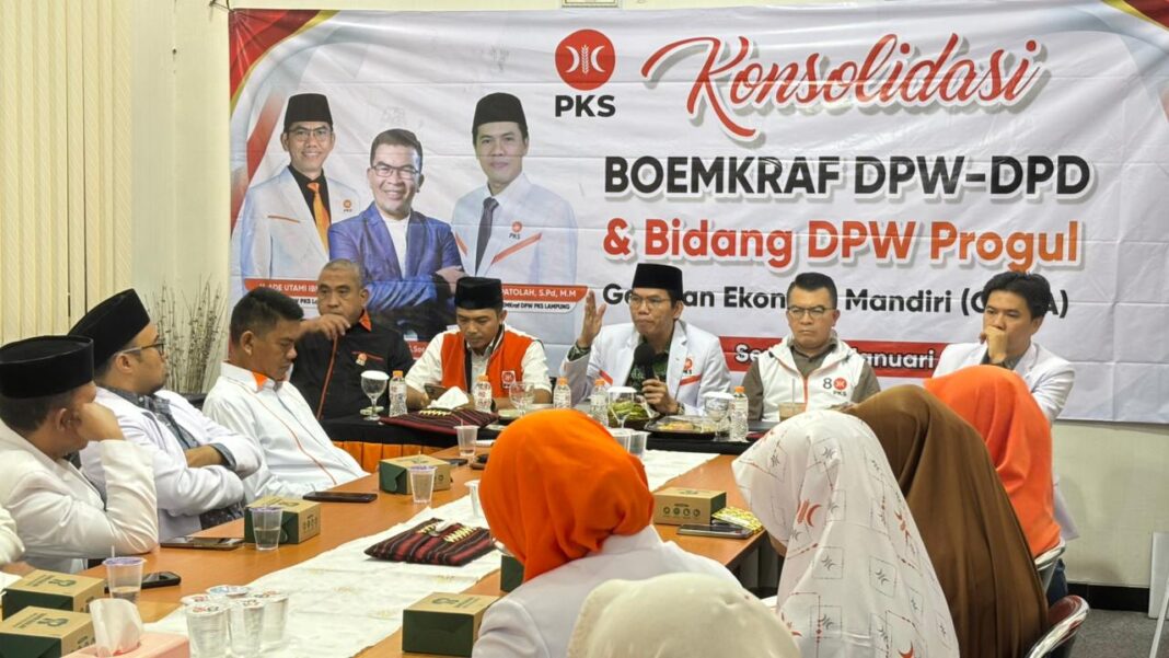 BOEMKRAF PKS Lampung Konsolidasikan DPD dan Bidang DPW, Perkuat Gerakan Ekonomi Masyarakat