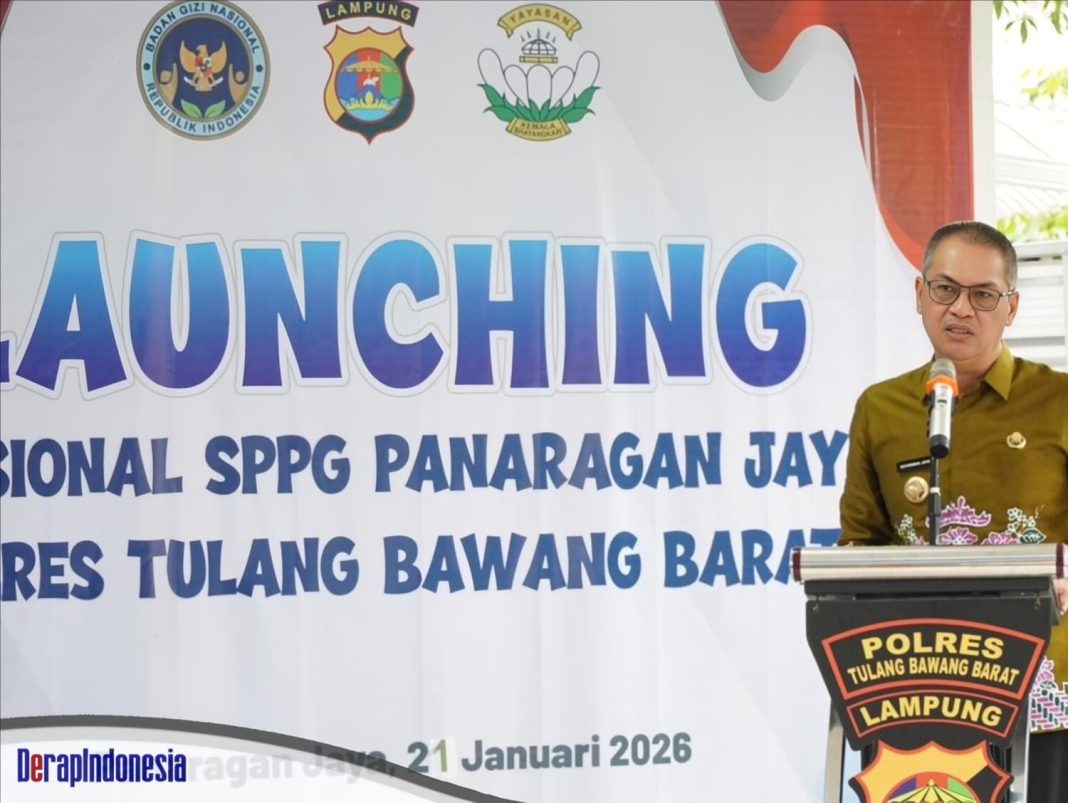 Bupati Novriwan Jaya Hadiri Operasional SPPG Polres Tubaba, Perkuat Sinergi Lintas Sektor dan Pemberdayaan Ekonomi Lokal
