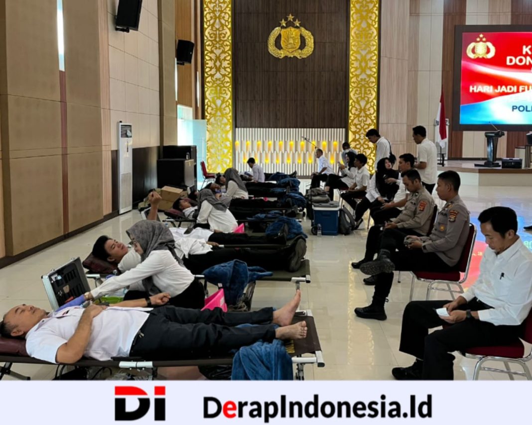 Hari Jadi Intelijen Polri ke-80, Sekaligus Tutup Tahun 2025, Ditintelkam Polda Lampung Gelar Donor Darah, 104 Kantong Terkumpul