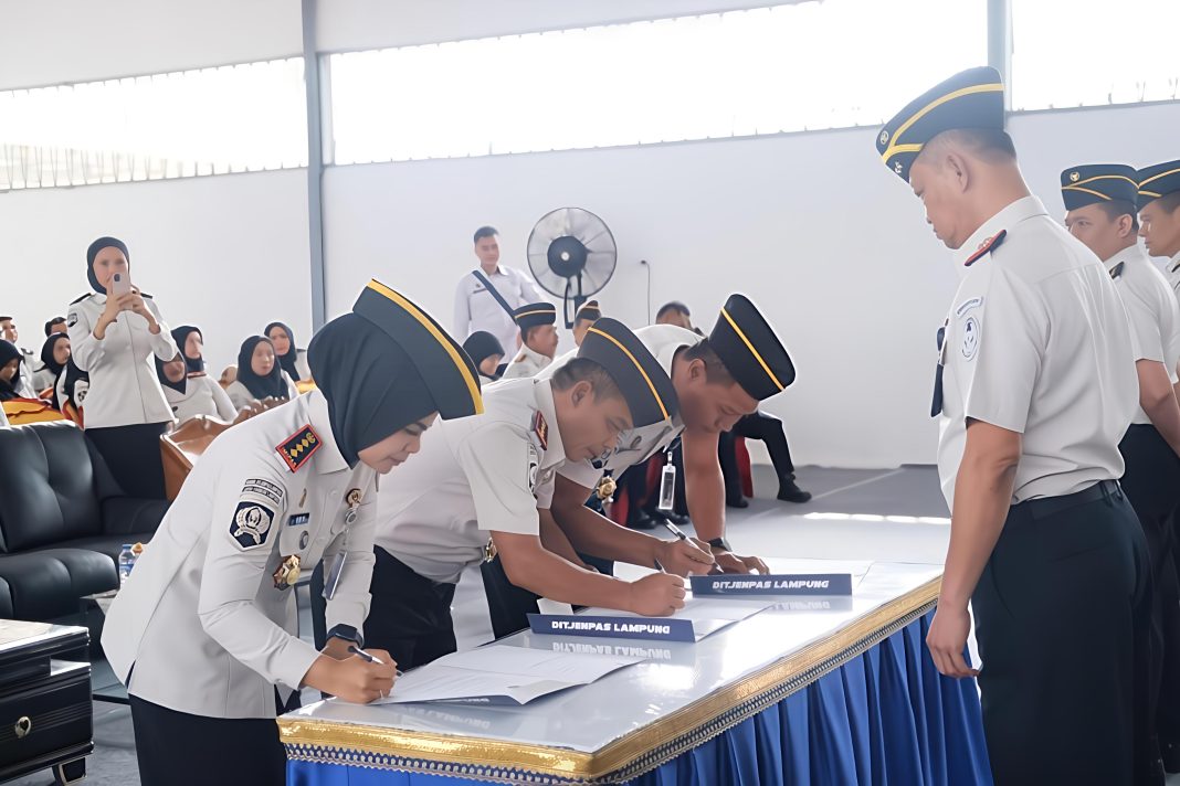 Lapas Narkotika Bandar Lampung Teken Perjanjian Kinerja Tahun 2026