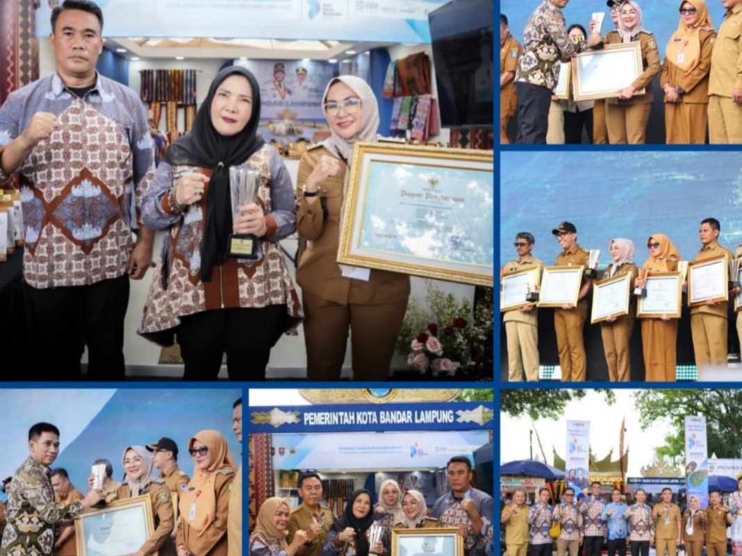 Pemerintah Kota Bandar Lampung Berhasil Meraih Penghargaan Kelurahan Berprestasi Tingkat Nasional.