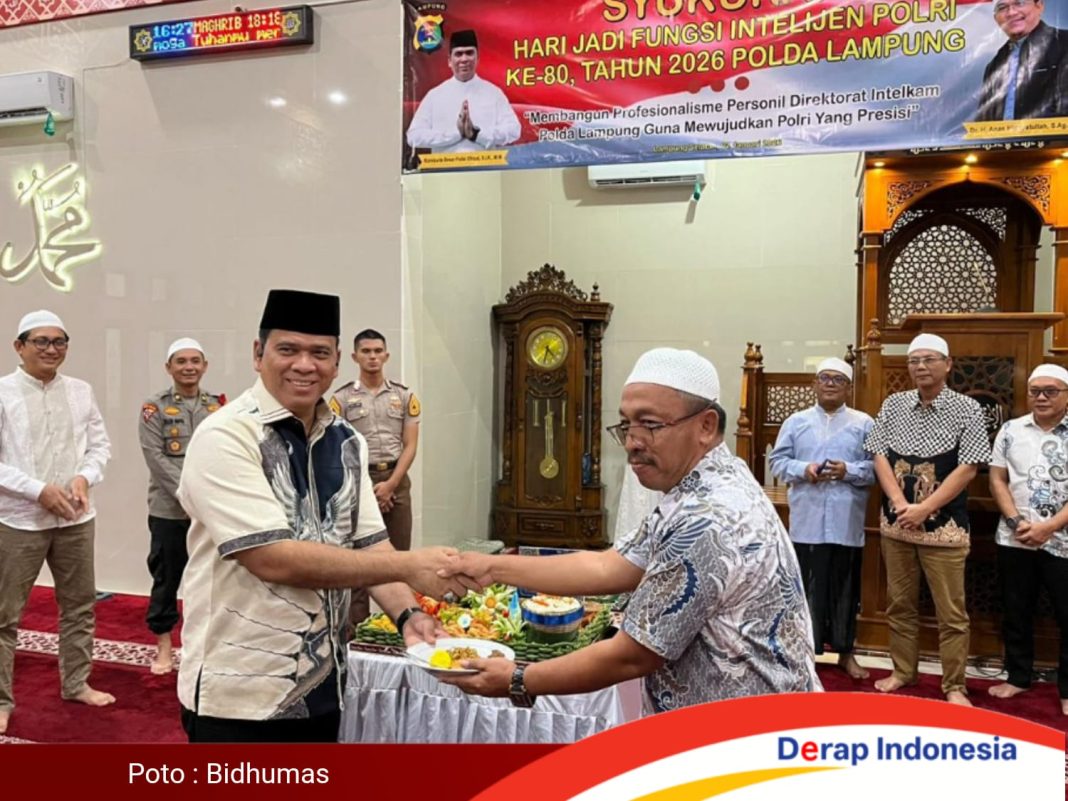 Syukuran 80 Tahun Intelijen Polri, Ditintelkam Polda Lampung Gelar Yasinan dan Santuni Anak Yatim