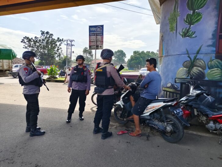 Patroli Dialogis Brimob, Kompi 2 Batalyon A Pelopor Gelar Aksi Demi Kenyamanan Warga