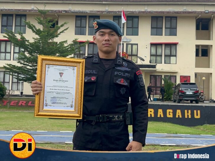 Banggakan SatBrimob Polda Lampung, Bripda Abdul Razak Suryaatmadja, Sabet Juara 1 Tinju Kelas Elite 80 Kg Polresta Bandar Lampung Boxing Championship 2026
