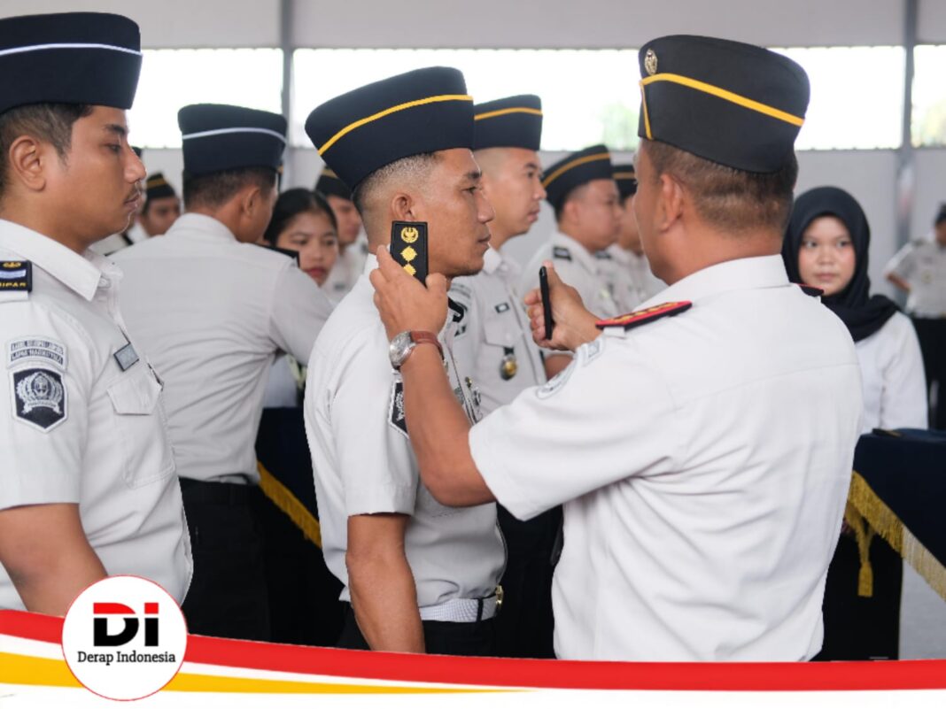 Apresiasi Dedikasi, 33 Pegawai Lapas Narkotika Bandar Lampung Naik Pangkat