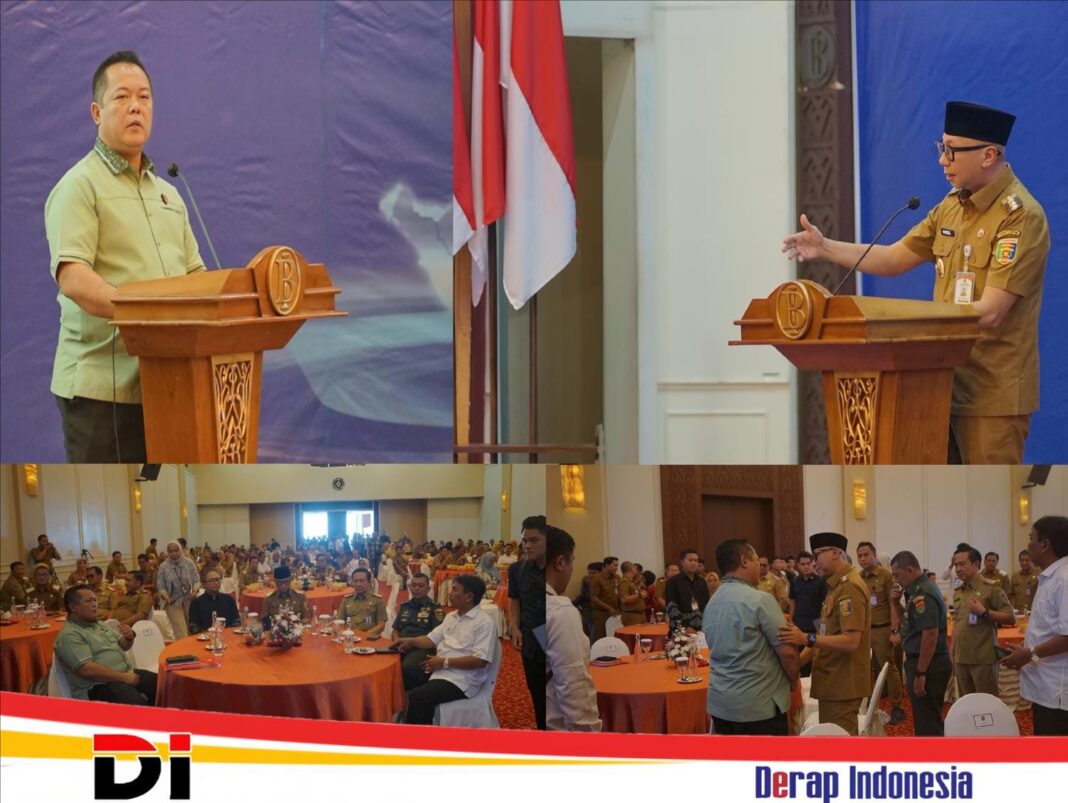 Polda Lampung Tegaskan Komitmen Pengamanan Pangan dalam High Level Meeting TPID Jelang Ramadhan