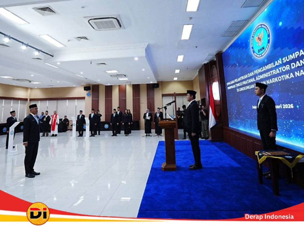 Pelantikan Pejabat di Lingkungan BNN Perkuat Kepemimpinan dan Transformasi