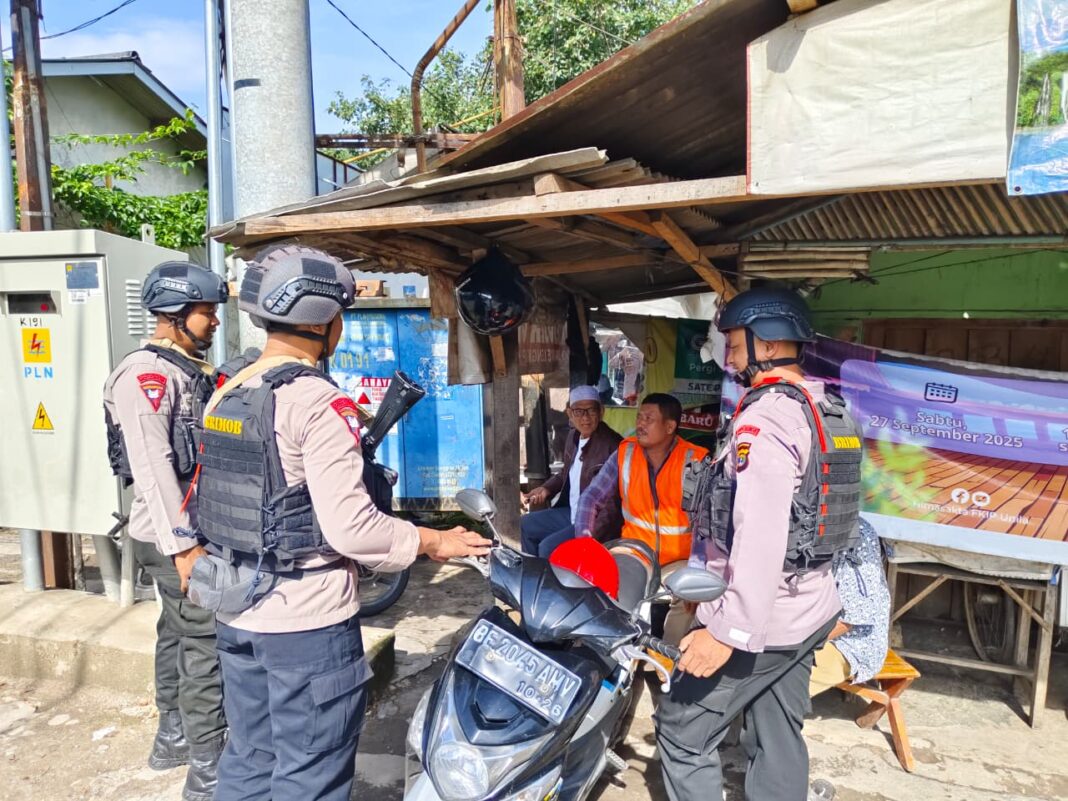 Patroli Dialogis Brimob, Kompi 2 Batalyon A Pelopor Gelar Aksi Demi Kenyamanan Warga