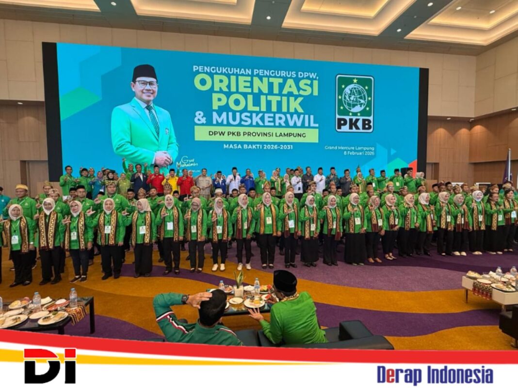 DPW PKB Lampung Suskses Gelar Pengukuhan, Orientasi Politik, & MUSKERWIL