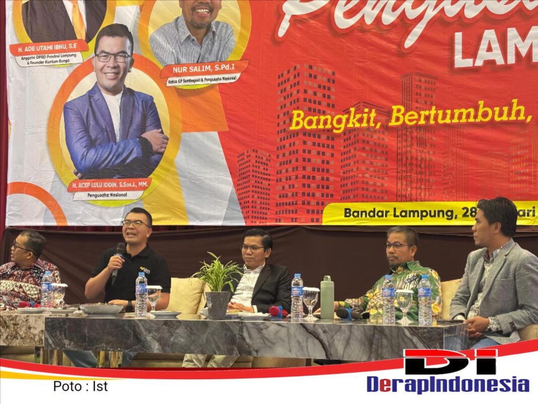 Temu Pengusaha Lampung Jadi Ruang Kolaborasi : Bangkit, Bertumbug, Berdaya
