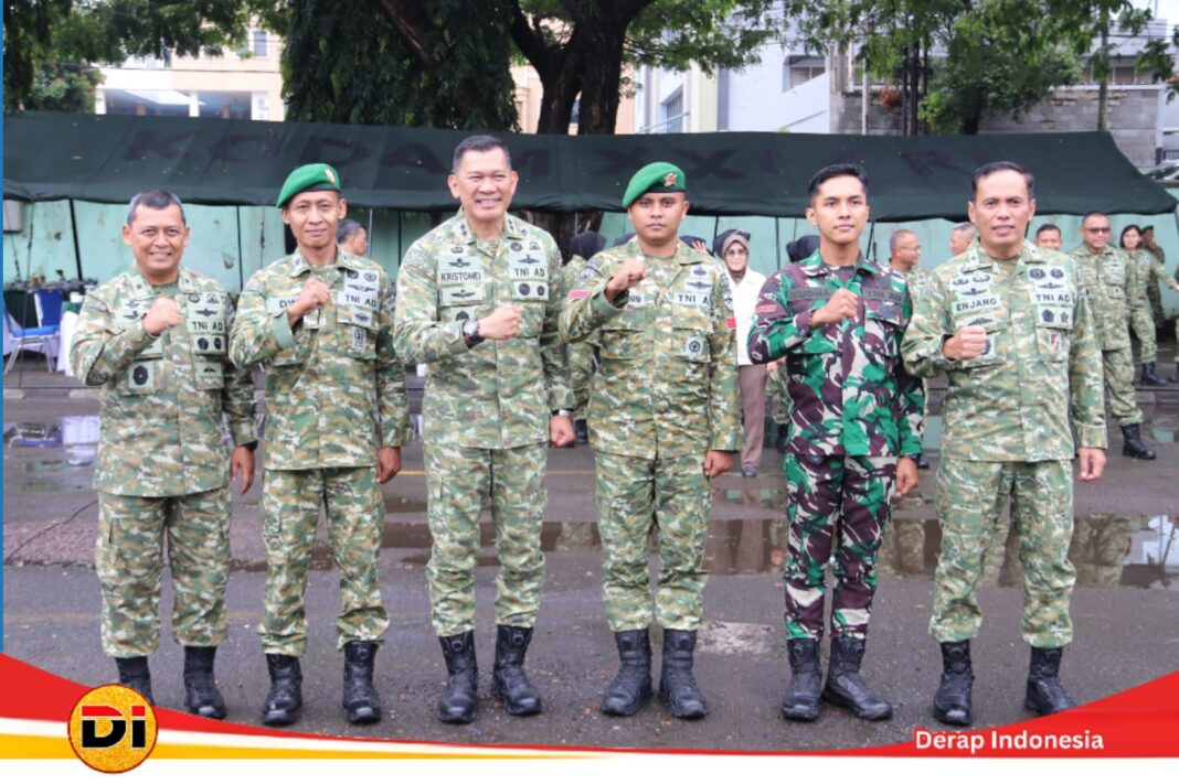 Cermin Soliditas dan Kekompakan, Pangdam XXI/RI Mayjen TNI Kristomei Sianturi, S.Sos., M.Si., Pimpin Langsung Ratusan Personil Kodam XXI Raden Inten Apel Bersama dan Halal Bihalal