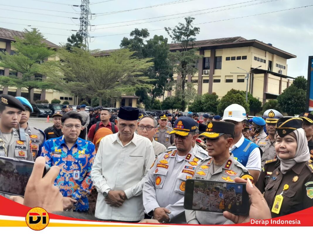 Persiapan Pengamanan Arus Mudik dan Perayaan Idul Fitri 1447H, Polda Lampung Gelar Pasukan Kesiapan Operasi Ketupat 2026