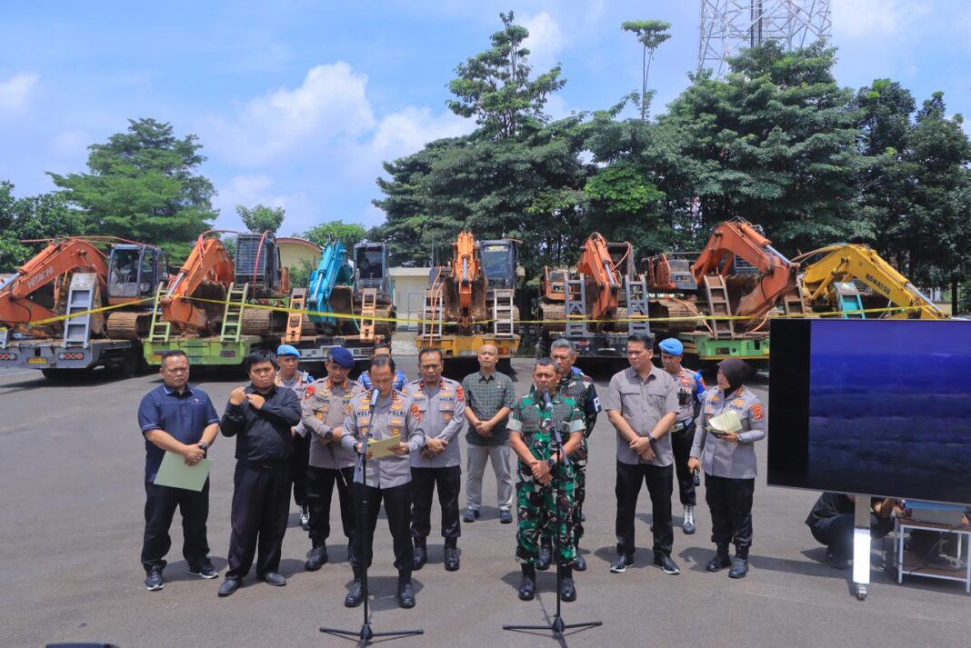 Polda Lampung Tetapkan 14 Orang Tersangka Terkait Tambang Emas Ilegal