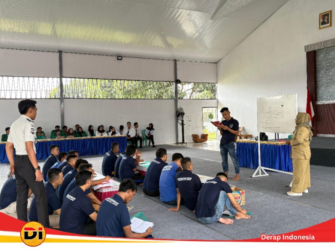 Kejar Ijazah Paket A, B, dan C, Puluhan Warga Binaan Lapas Narkotika Bandar Lampung Ikuti Program PKBM