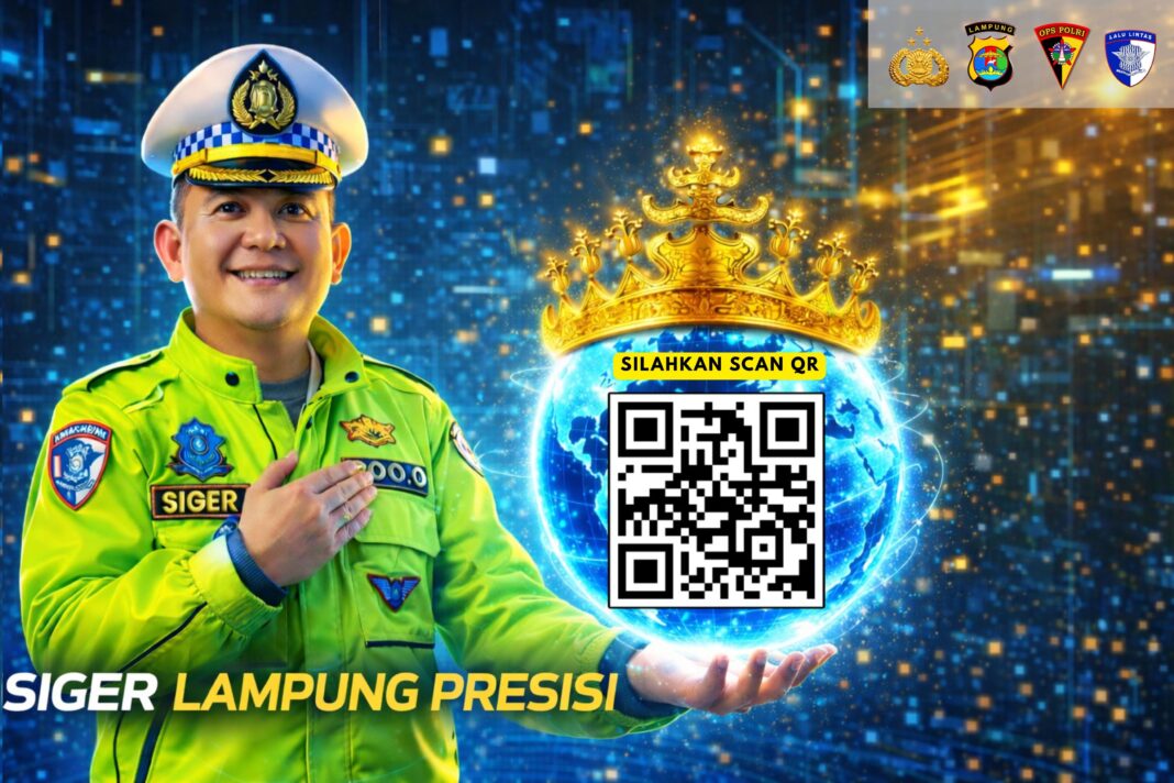 Scan Barcode Ini, Pemudik Bisa Pantau Arus Mudik Lewat Aplikasi SIGER Lampung Presisi