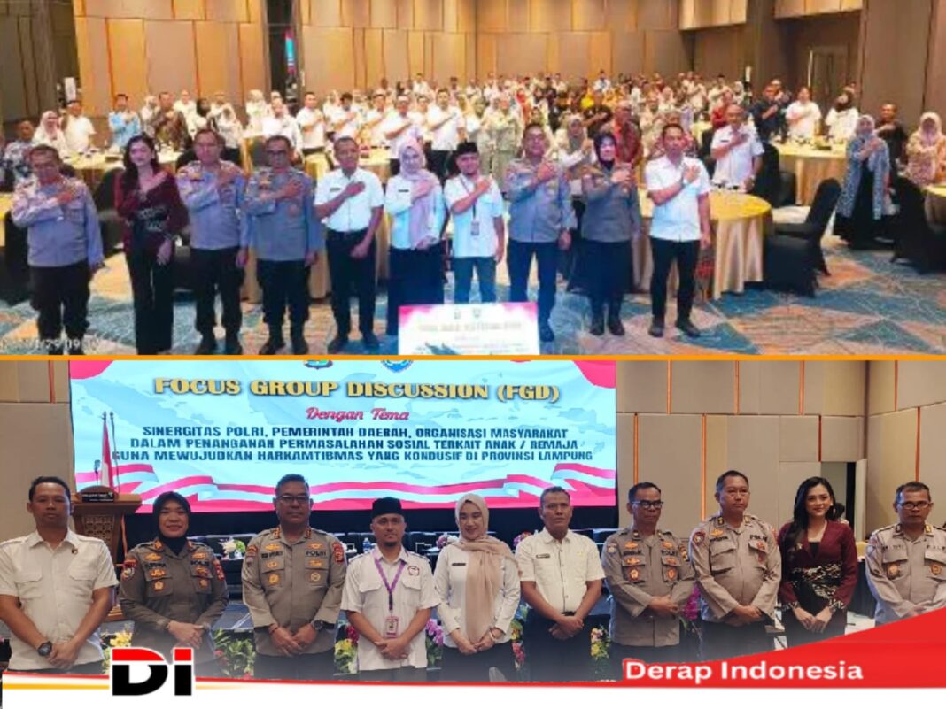 Dirbinmas Polda Lampung : Penanganan Permasalahan Anak Perlu Sinergitas Antara Polri, Pemda dan Elemen Masyarakat