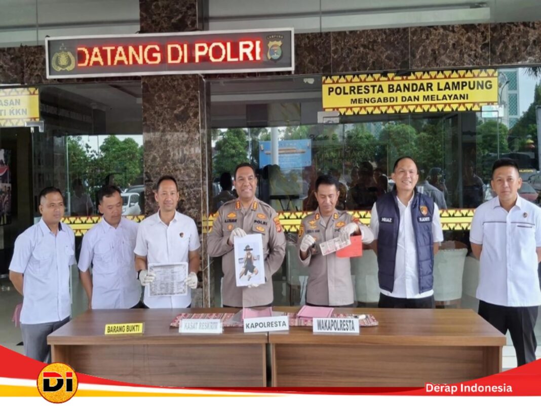 Kurang dari 24 Jam Polisi Berhasil Amankan Pelaku Pembunuhan Wanita di Bandar Lampung