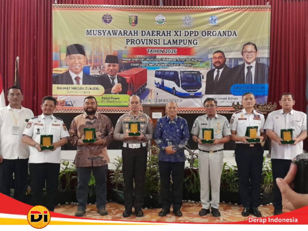 Gubernur Lampung Melalui Kadishub Harapkan Momentum Musda XI DPD Organda Sebagai Ajang Memperkuat Semangat Membangun Sektor Transportasi di Lampung.