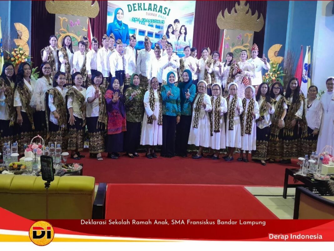 Dukung Program Pemerintah, SMA Fransiskus Bandar Lampung Sukses Gelar Deklarasi Sekolah Ramah Anak