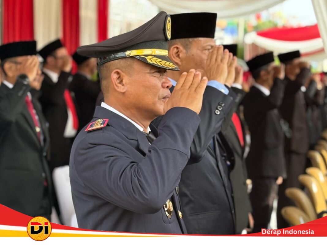 Kalapas Narkotika Bandar Lampung Hadiri Upacara Peringatan HUT Provinsi Lampung ke-62