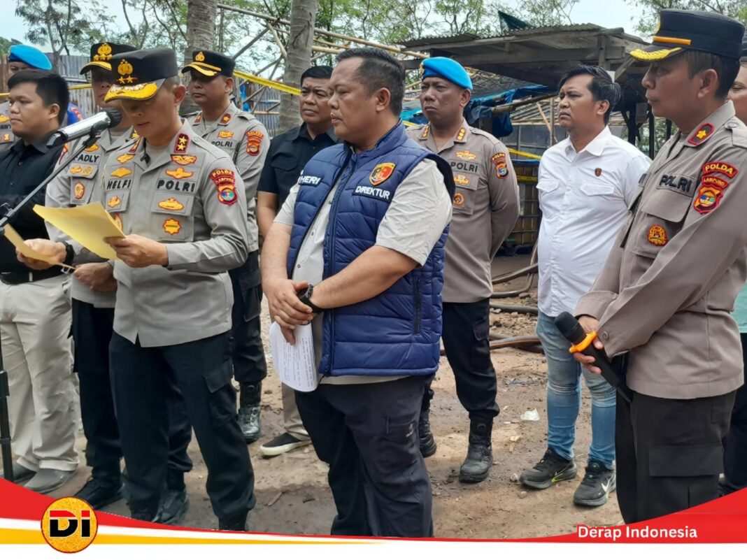 Terus Tunjukan Komitmennya, Polda Lampung Berhasil Bongkar Jaringan BBM Ilegal di Pesawaran, Potensi Kerugian Negara Capai Rp160an Miliar