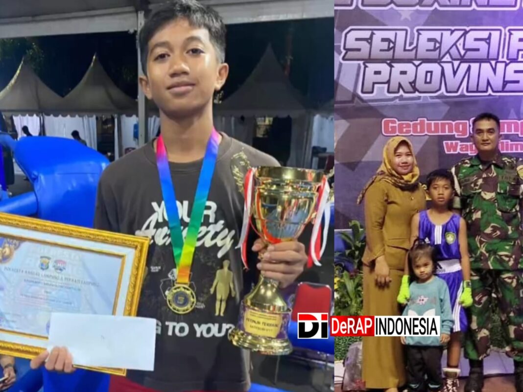 Azizan Beryl Rabbani, Anak Tentara Berhasil Sabet Juara Pertama Gubernur Cup Cabang Olahraga Tinju.