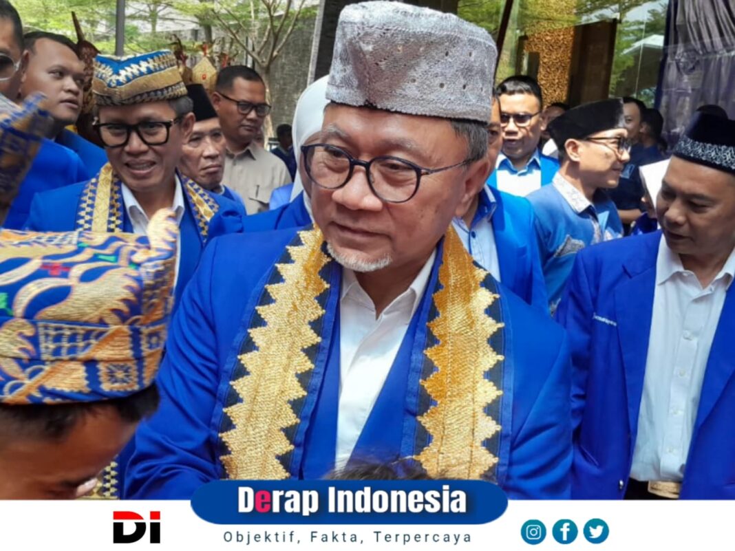 Zulhas Mengaku Bangga, Pelantikan DPW PAN Lampung Paling Ramai, Target 3 Besar