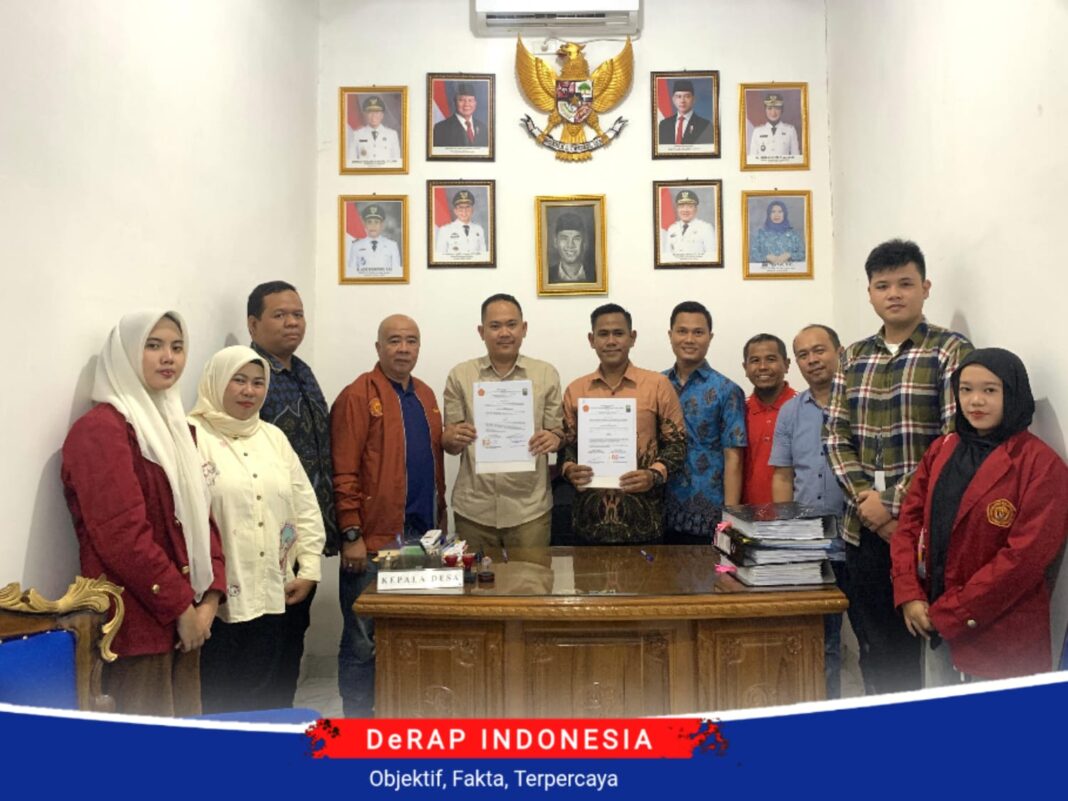 Desa Fajar Baru dan FH UTB Sepakati Kerja Sama Pendidikan dan Penelitian