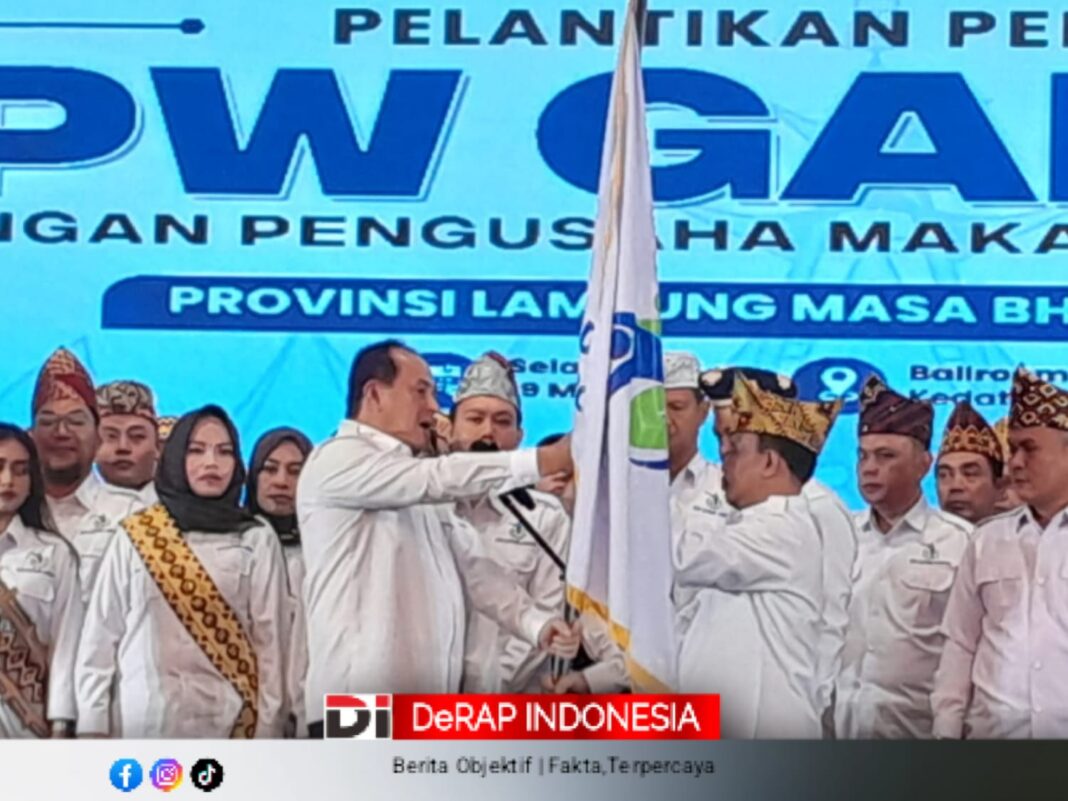DPW Gabungan Pengusaha Makan Bergizi Indonesia Provinsi Lampung Masa Bakti 2025–2030 Resmi Dilantik
