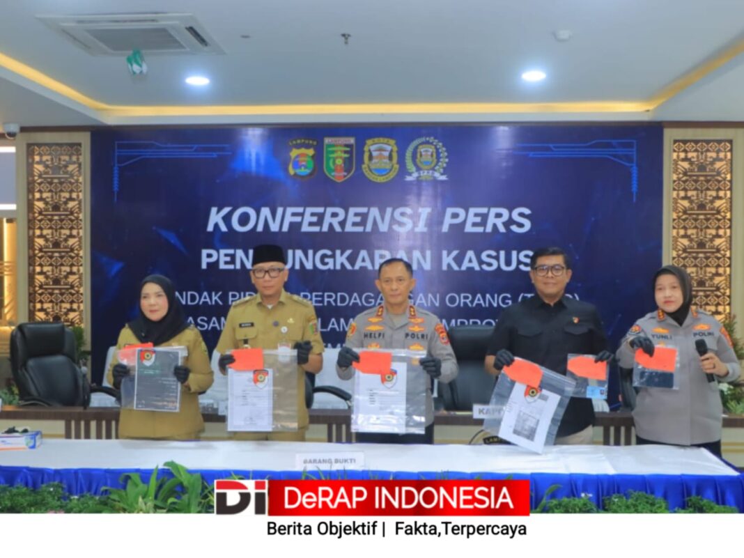 Polda Lampung Ungkap Kasus TPPO Anak di Bawah Umur, Kapolda Imbau Orang Tua Tingkatkan Pengawasan