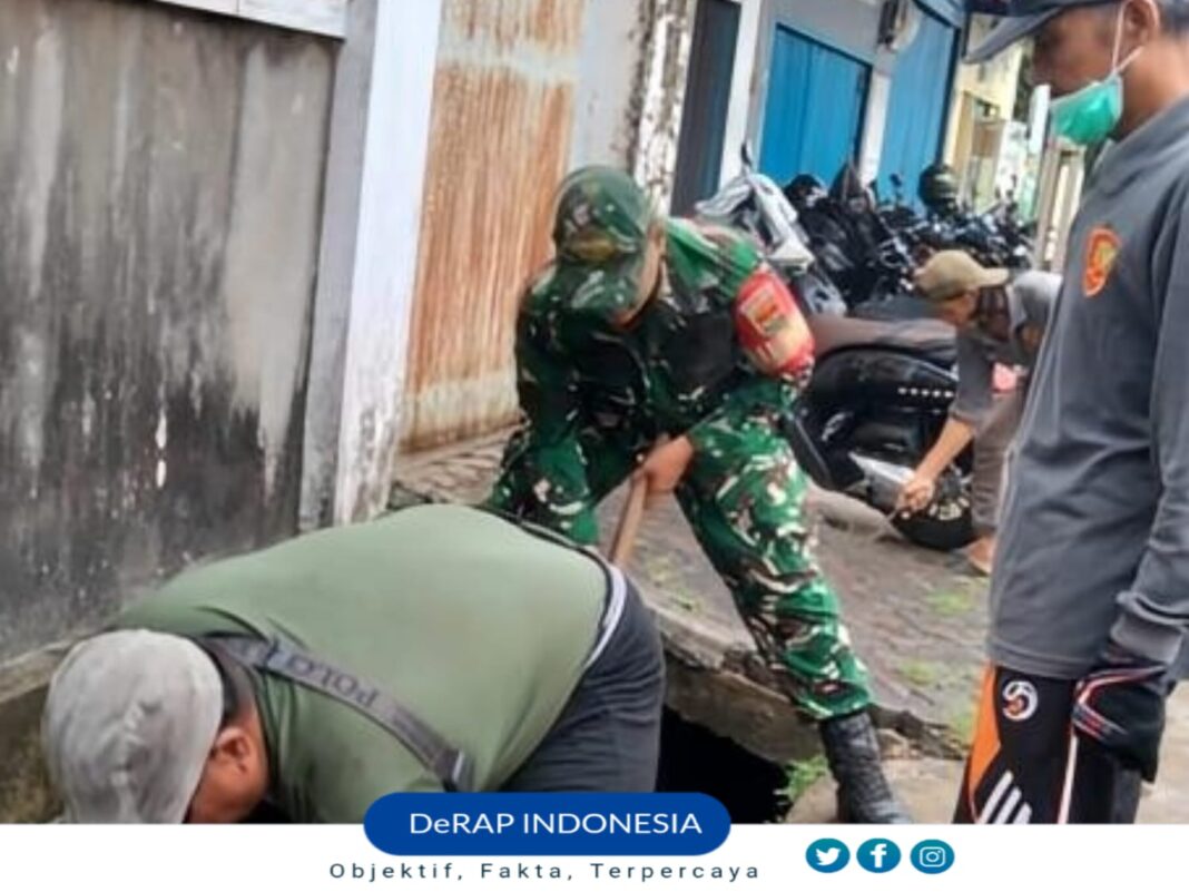 Babinsa Pelda Hermanto Pimpin Langsung 