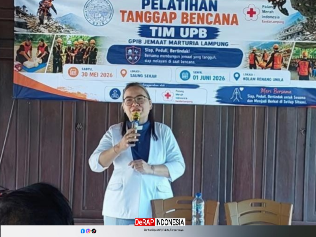 Perkuat Kesiapsiagaan Jemaat, GPIB Marturia Lampung Gelar Pelatihan Tanggap Bencana