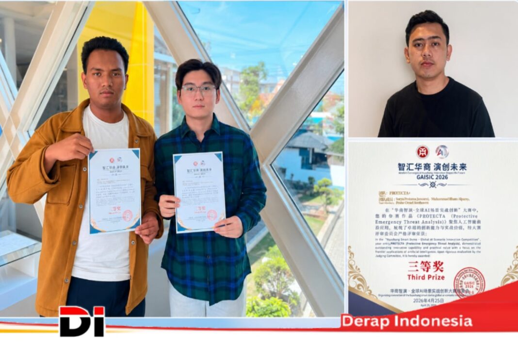 Mahasiswa UBL Raih Juara 3 Dunia Kompetisi AI Internasional di Tiongkok